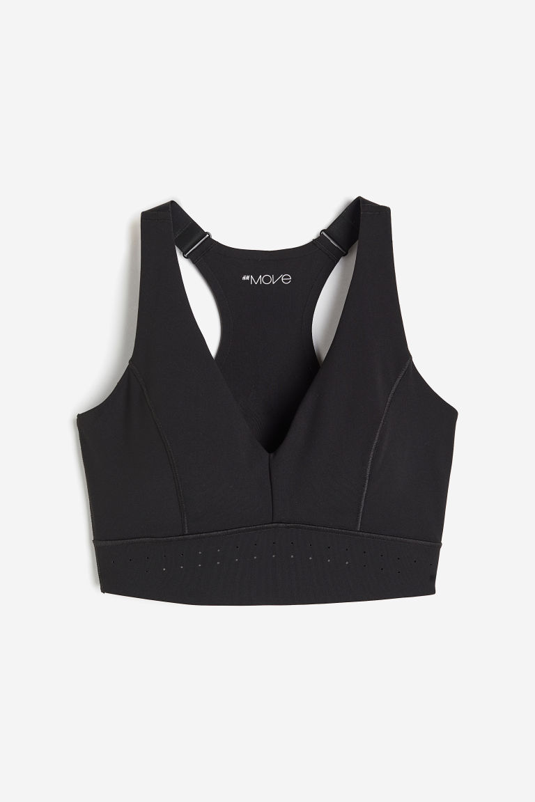 H & M - Sport-bh van ShapeMove™ - Medium support - Zwart