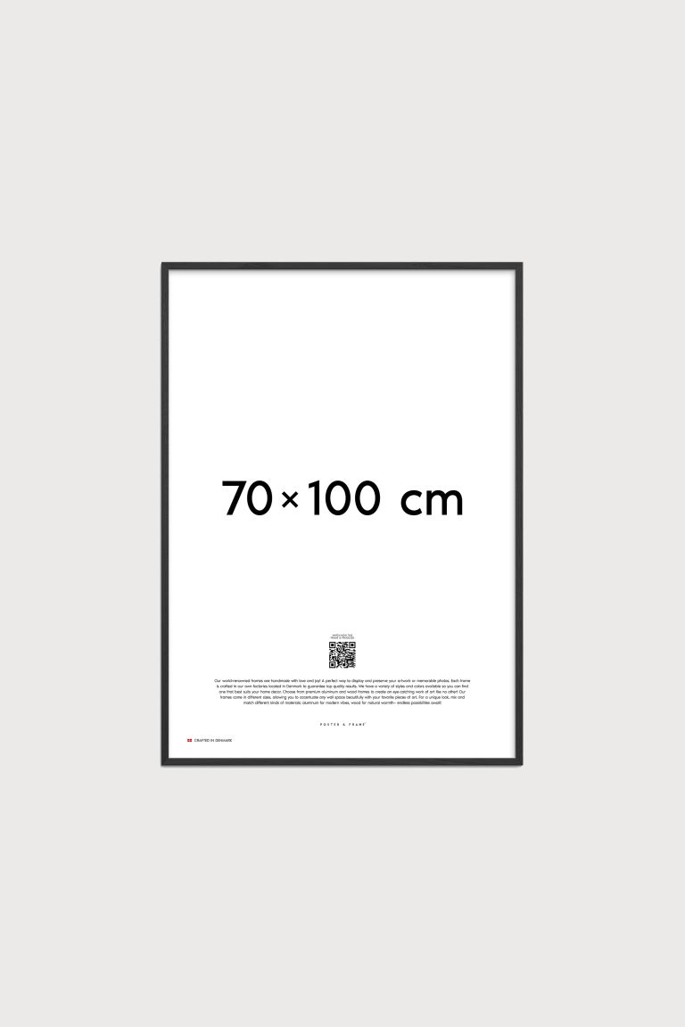 H & M - Houten Lijst - 70x100 - Zwart