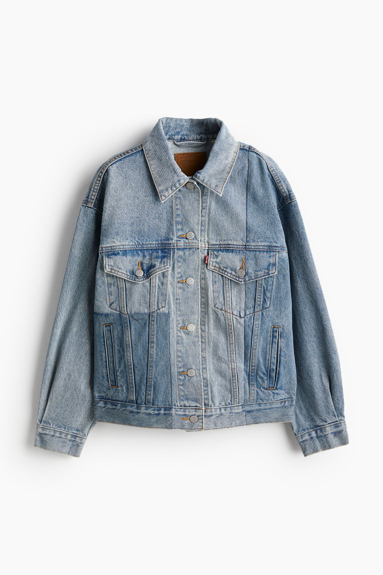 H & M - 90s Crafted Trucker - Blauw