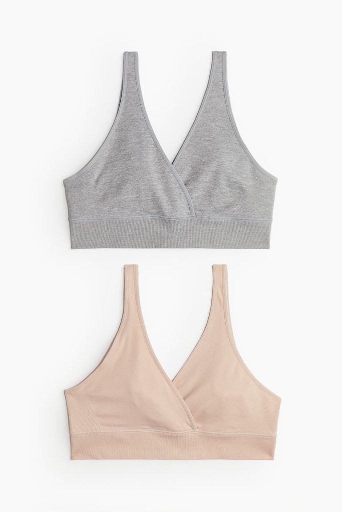 H & M - MAMA Set van 2 seamless voedings-bh‘s - Oranje