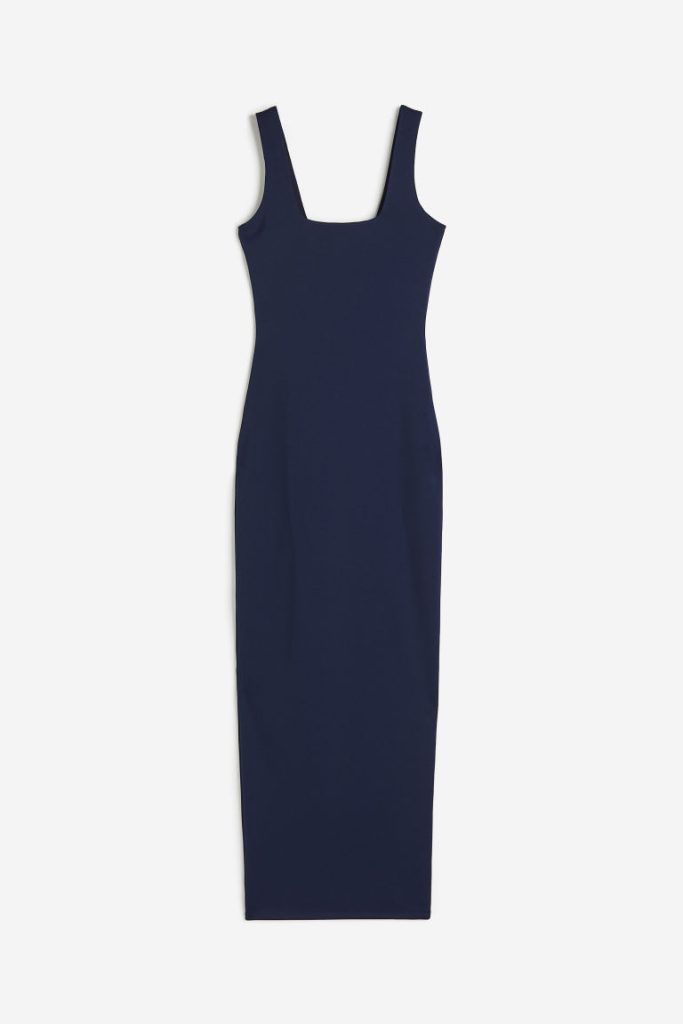 H & M - Modern Tank Maxi Dress - Blauw