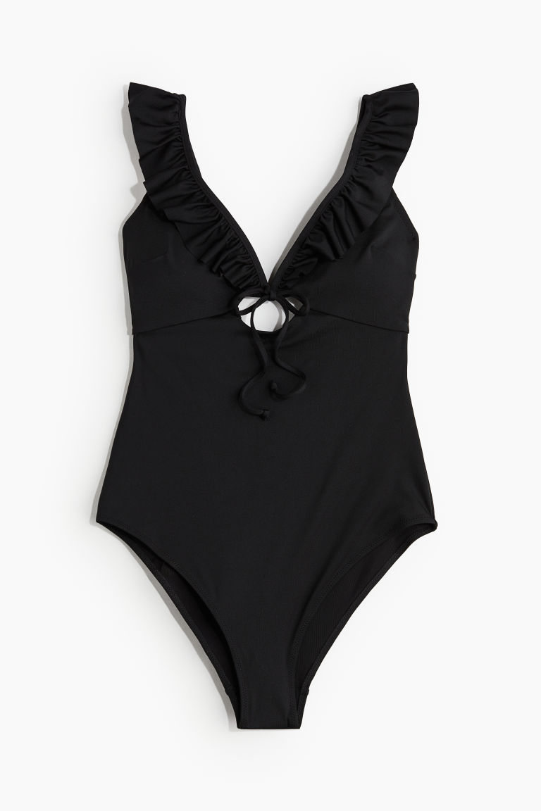 H & M - Badpak met padded cups - Zwart