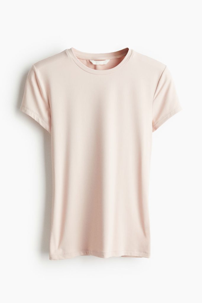 H & M - Nauwsluitend T-shirt - Roze