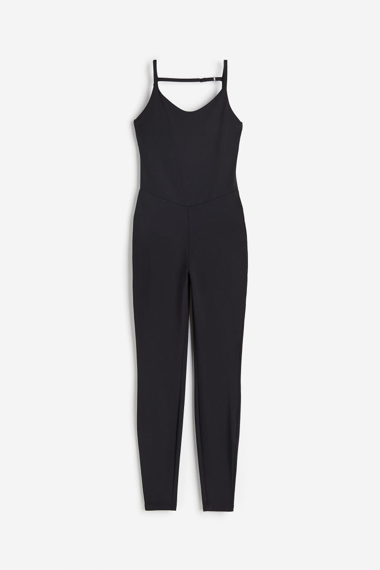 H & M - Sportbodysuit van SoftMove™ - Zwart