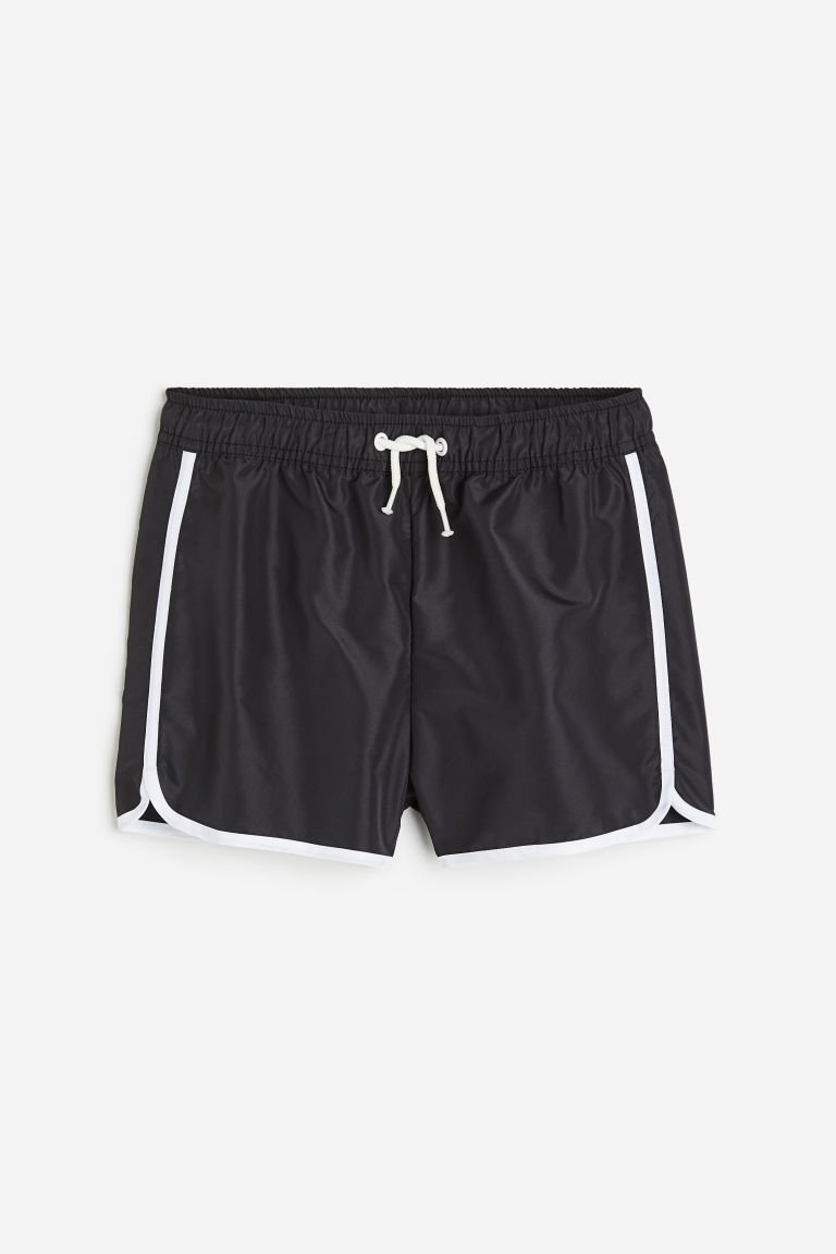 H & M - Nylon zwemshort - Zwart