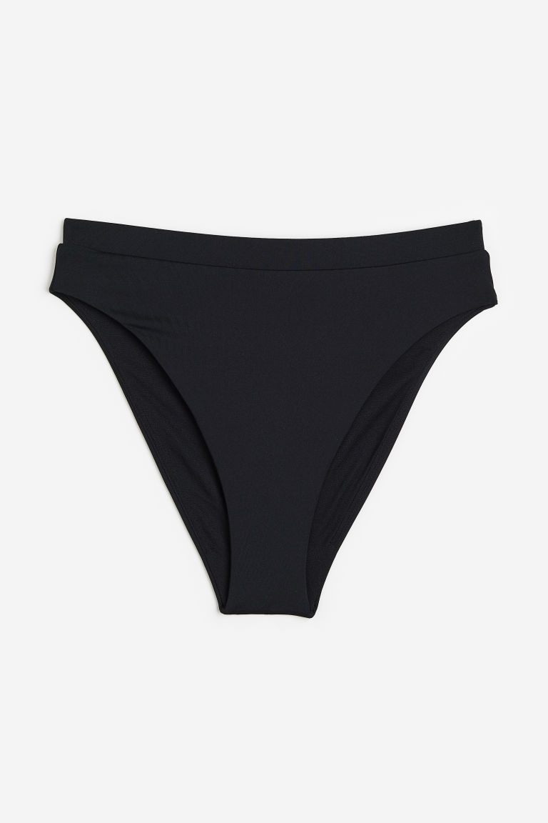 H & M - Bikinibroekje Met Hoge Taille - Grijs