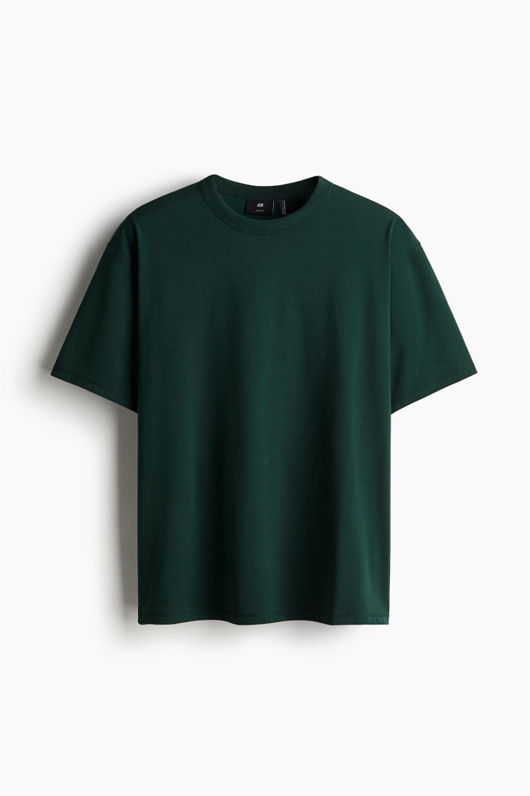 H & M - T-shirt van COOLMAX® - Loose Fit - Groen