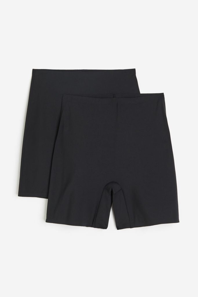 H & M - Set van 2 fietsshorts - Zwart