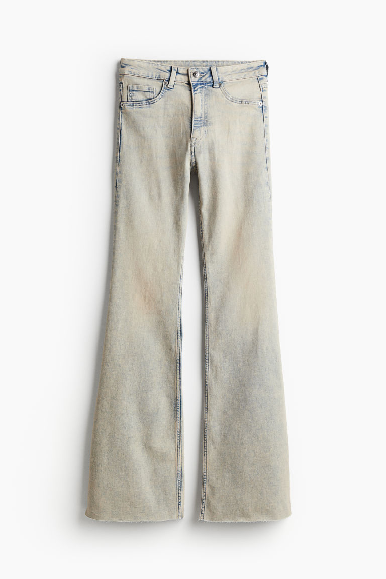 H & M - Flared High Jeans - Blauw