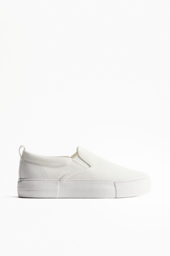 H & M - Slip-on sneakers - Wit