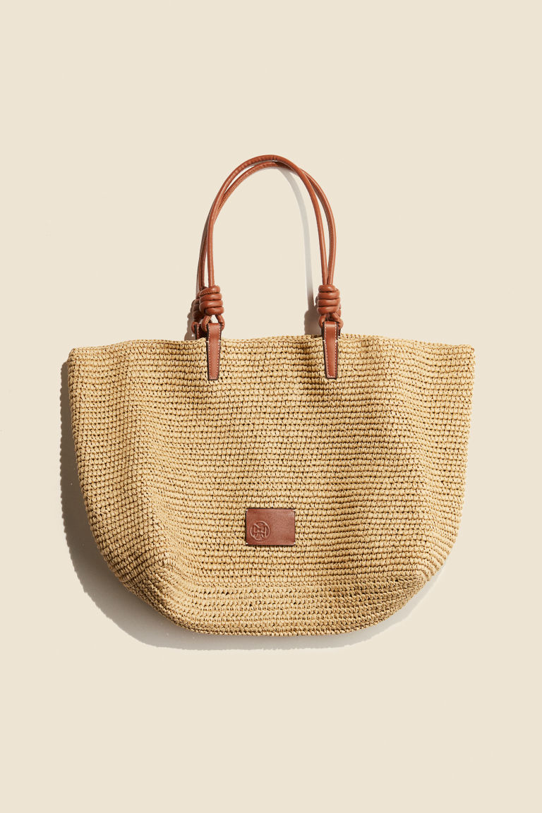 H & M - Strooien shopper - Beige