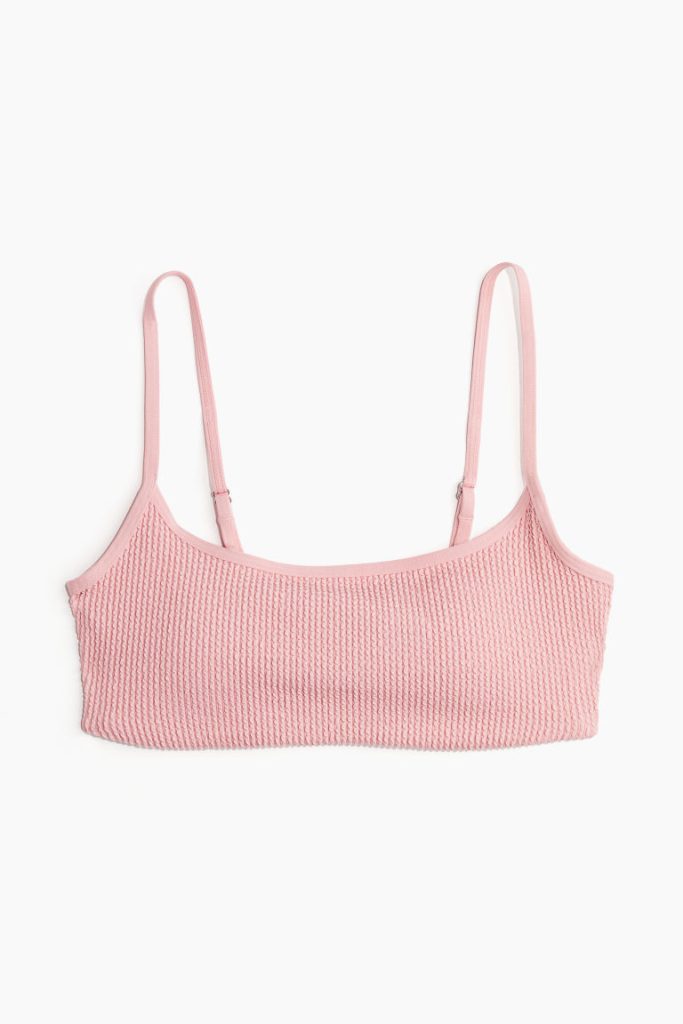 H & M - Padded bikinitop - Roze