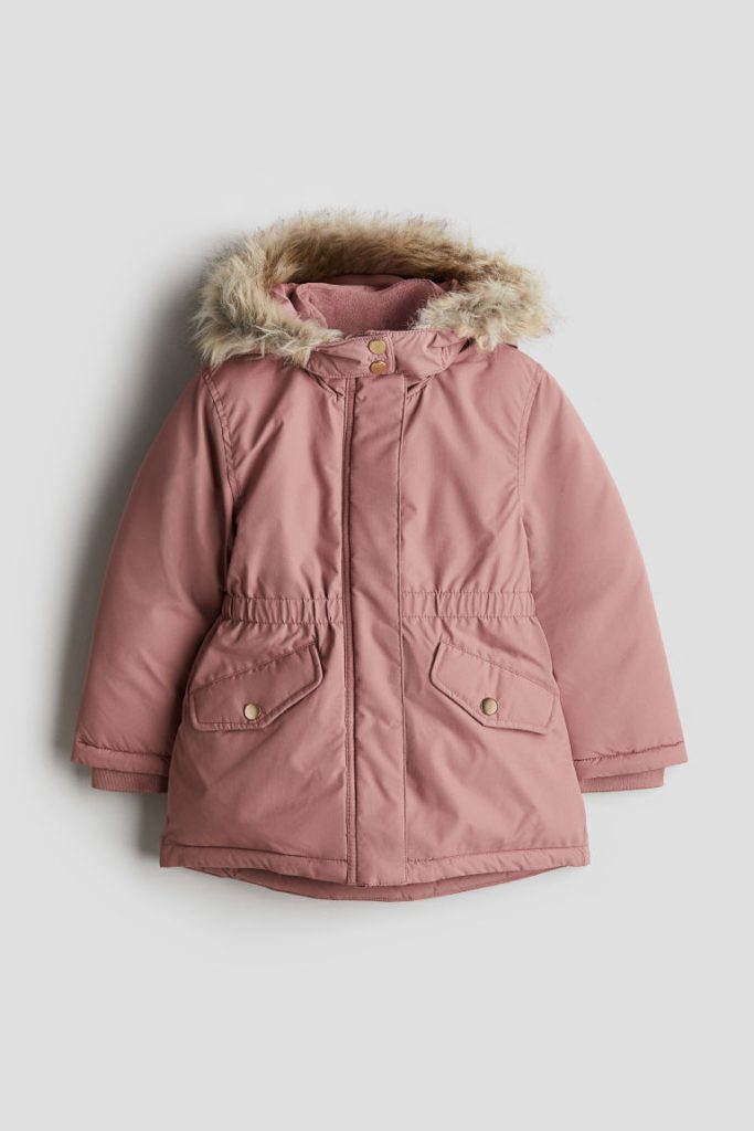 H & M - Waterafstotende parka - Roze