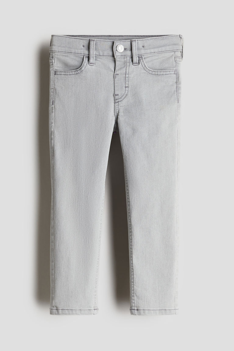 H & M - Superstretch Slim Fit Jeans - Grijs