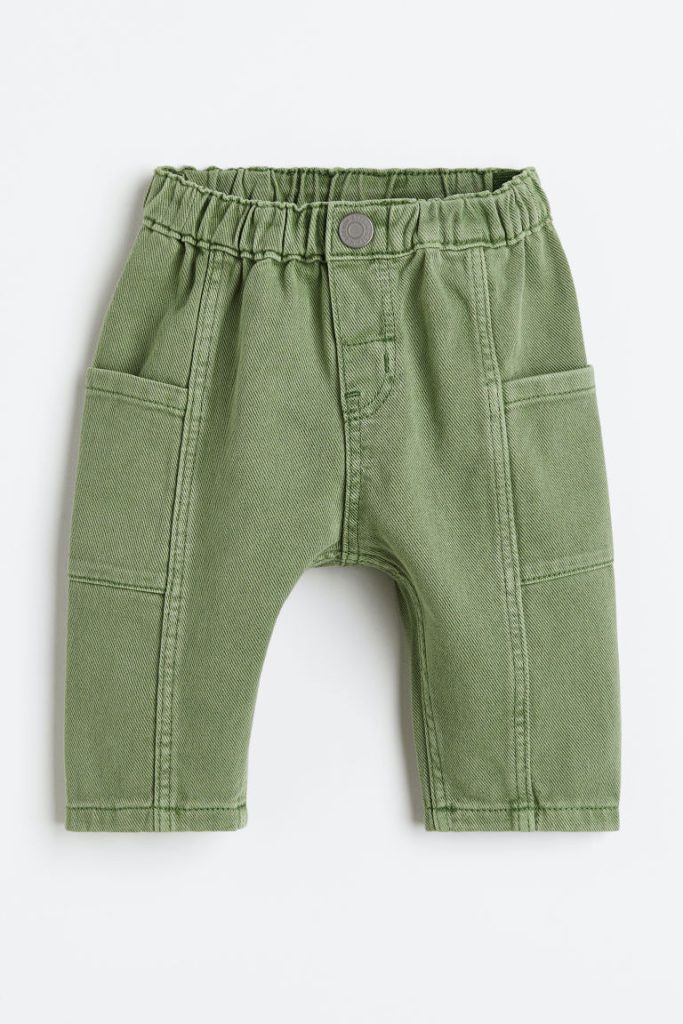 H & M - Relaxed Fit Jeans - Groen