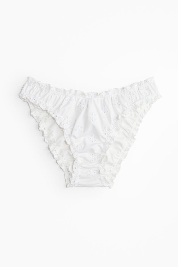 H & M - Cheeky bikinislip - Wit