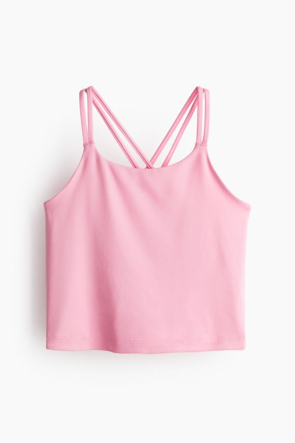 H & M - Korte sportsinglet van DryMove™ - Roze