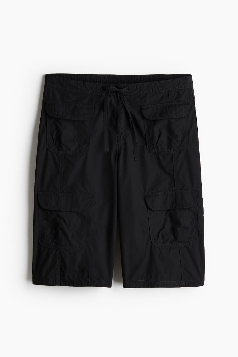 H & M - Bermuda utilityshort - Zwart