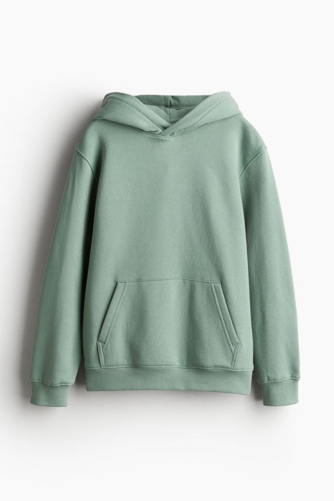 H & M - Capuchonsweater - Groen