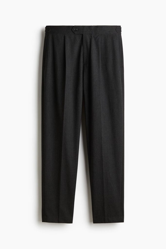 H & M - Pantalon van viscosemix - Grijs