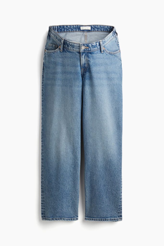 H & M - MAMA Before & After Straight Low Ankle Jeans - Blauw