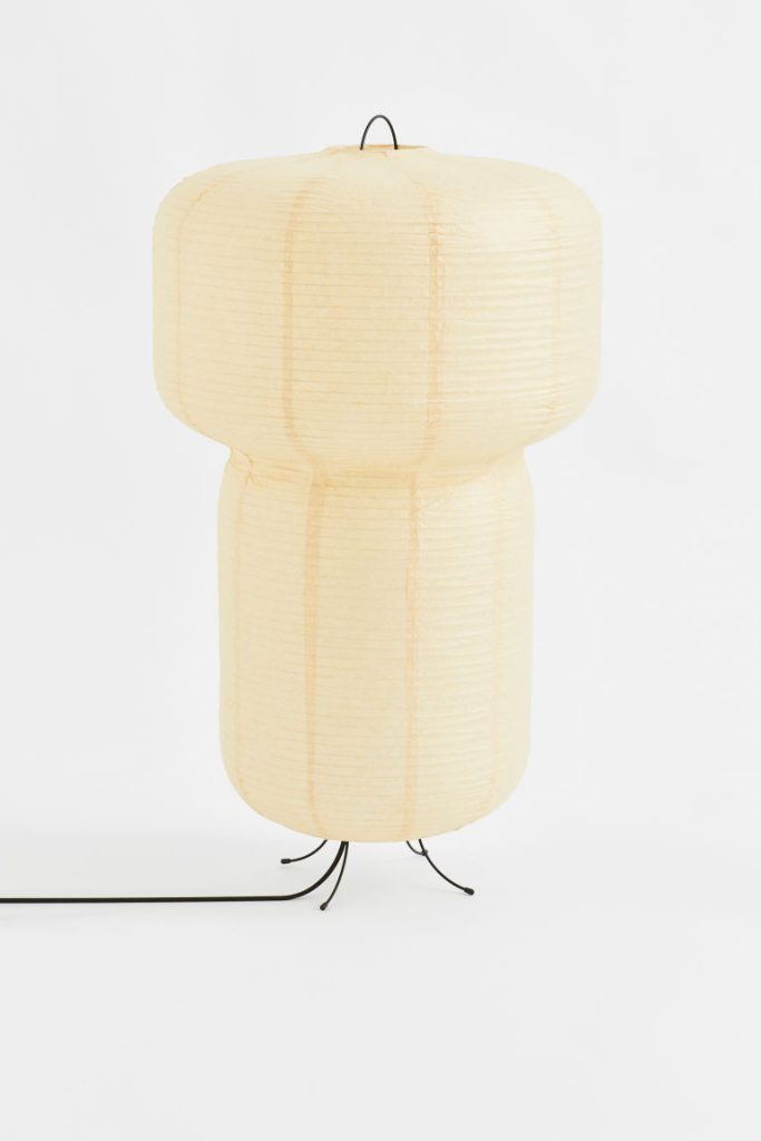 H & M - Vloerlamp van rijstpapier - Beige