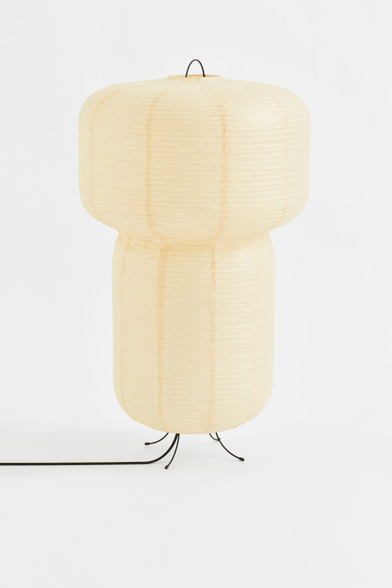 H & M - Vloerlamp van rijstpapier - Beige