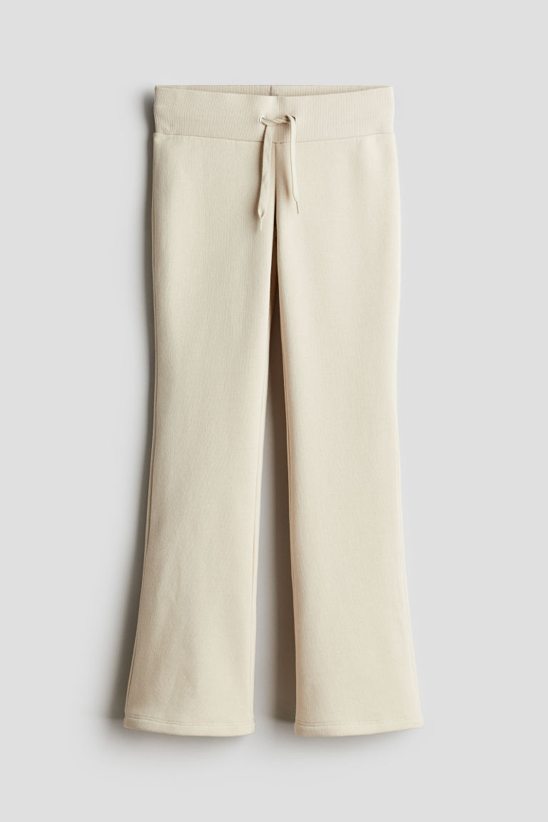 H & M - Flared joggers - Beige