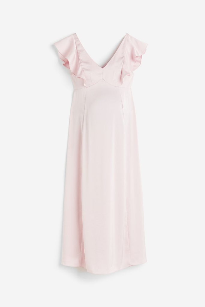 H & M - MAMA Jurk met volants - Roze