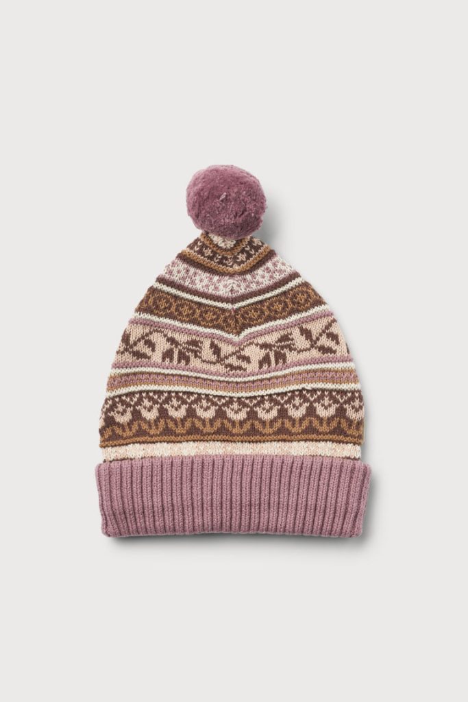 H & M - Knit Beanie Anna - Paars