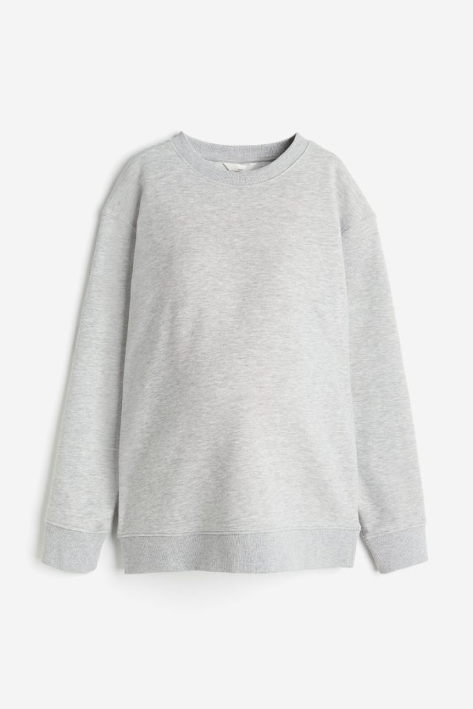 H & M - MAMA Oversized sweater - Grijs