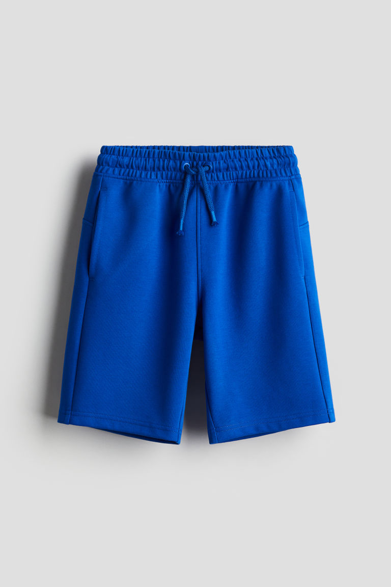 H & M - Short van interlocktricot - Blauw