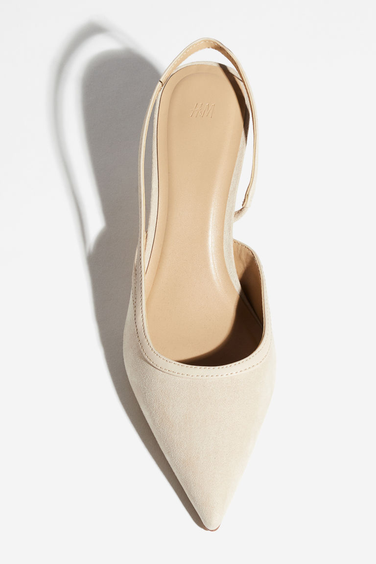 H & M - Slingbacks - Beige