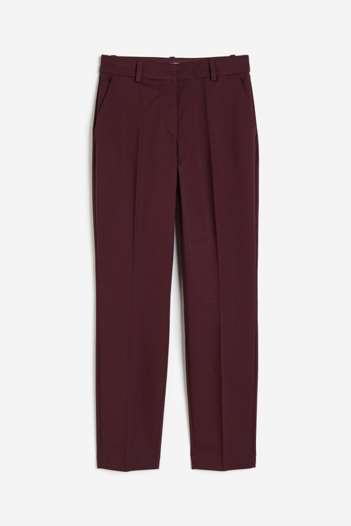 H & M - Pantalon - Rood