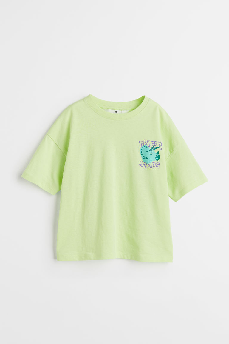 H & M - Oversized T-shirt - Groen