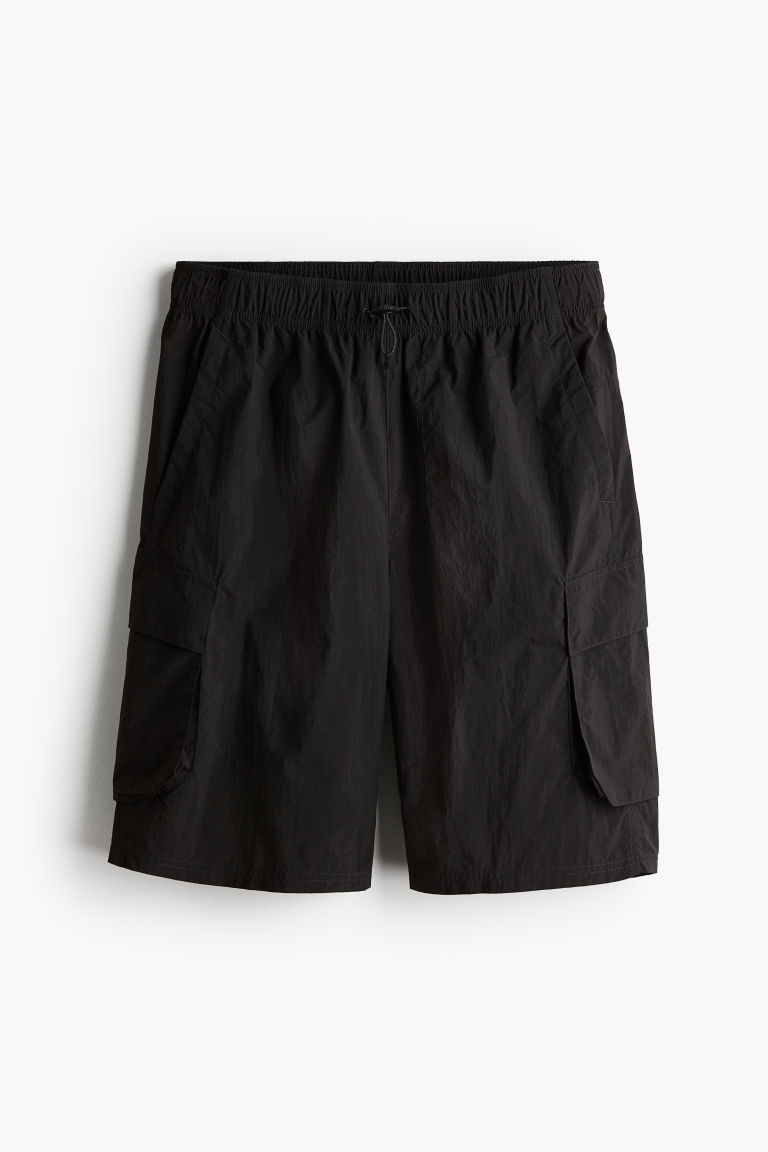 H & M - Utilityshort - Zwart