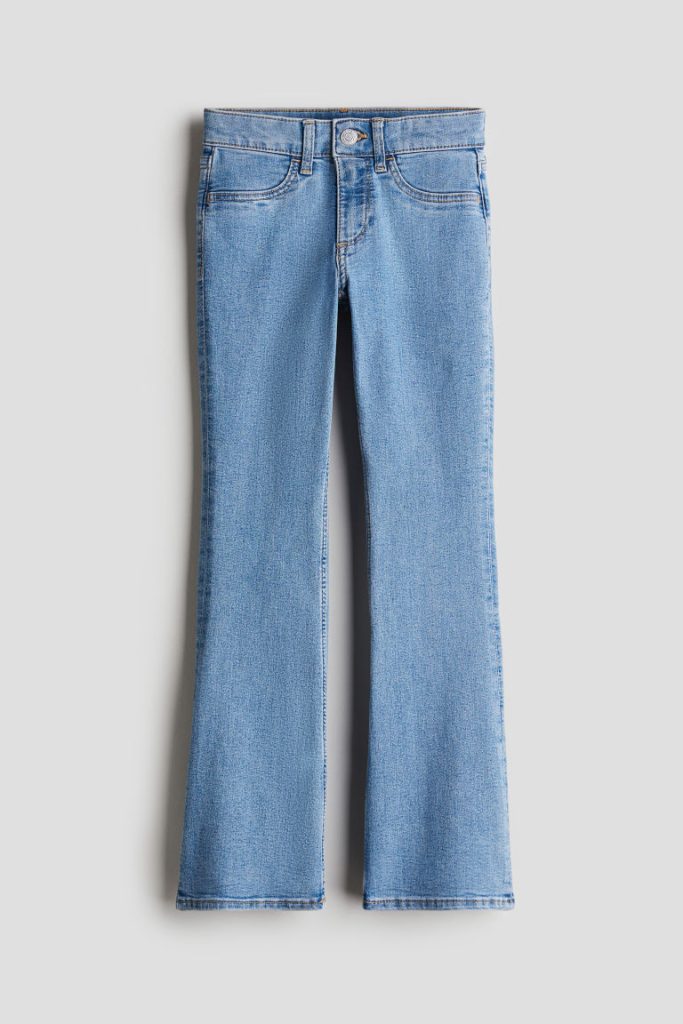 H & M - Flared Leg Low Jeans - Blauw