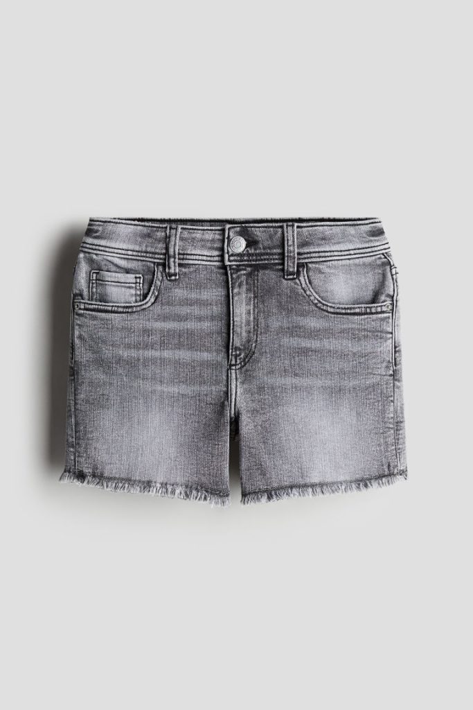 H & M - Denim short - Grijs