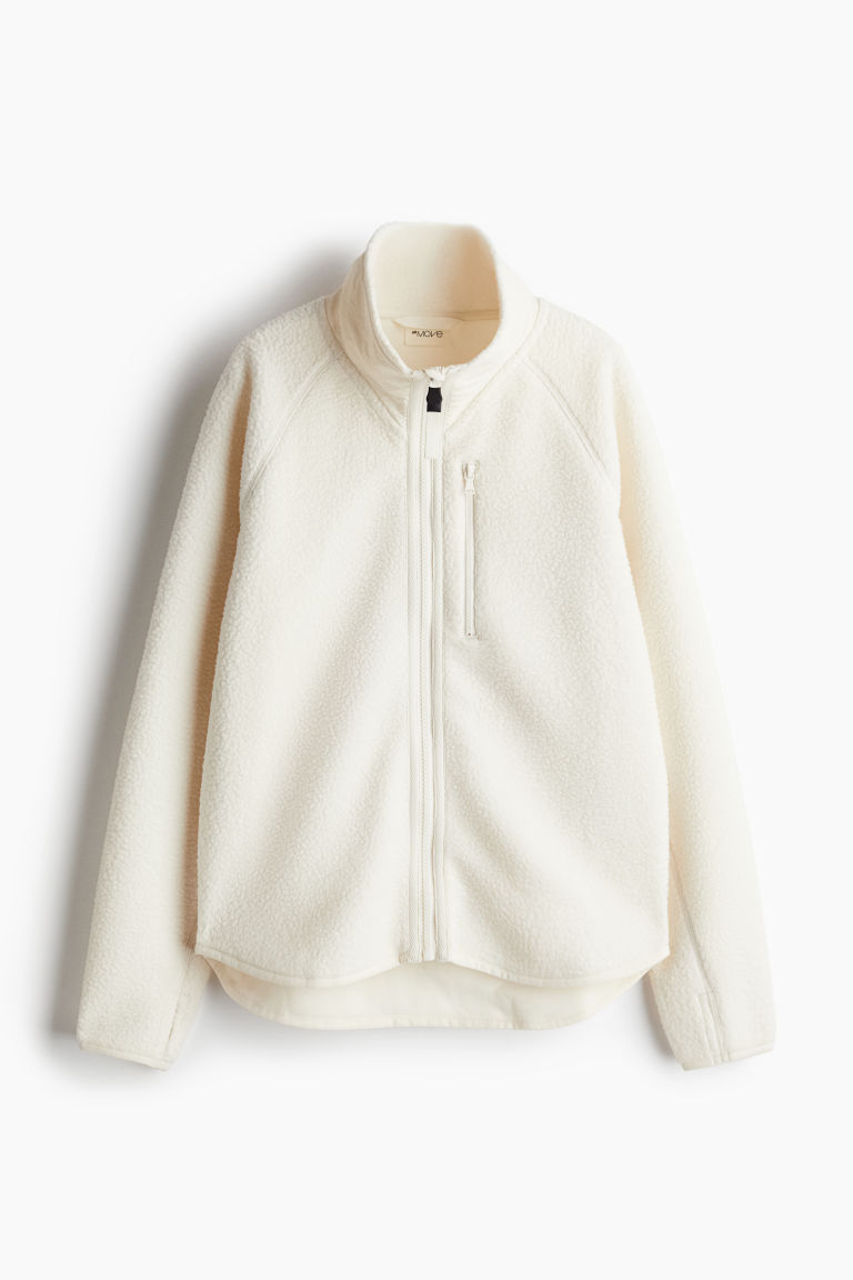 H & M - Teddy sportjack - Wit