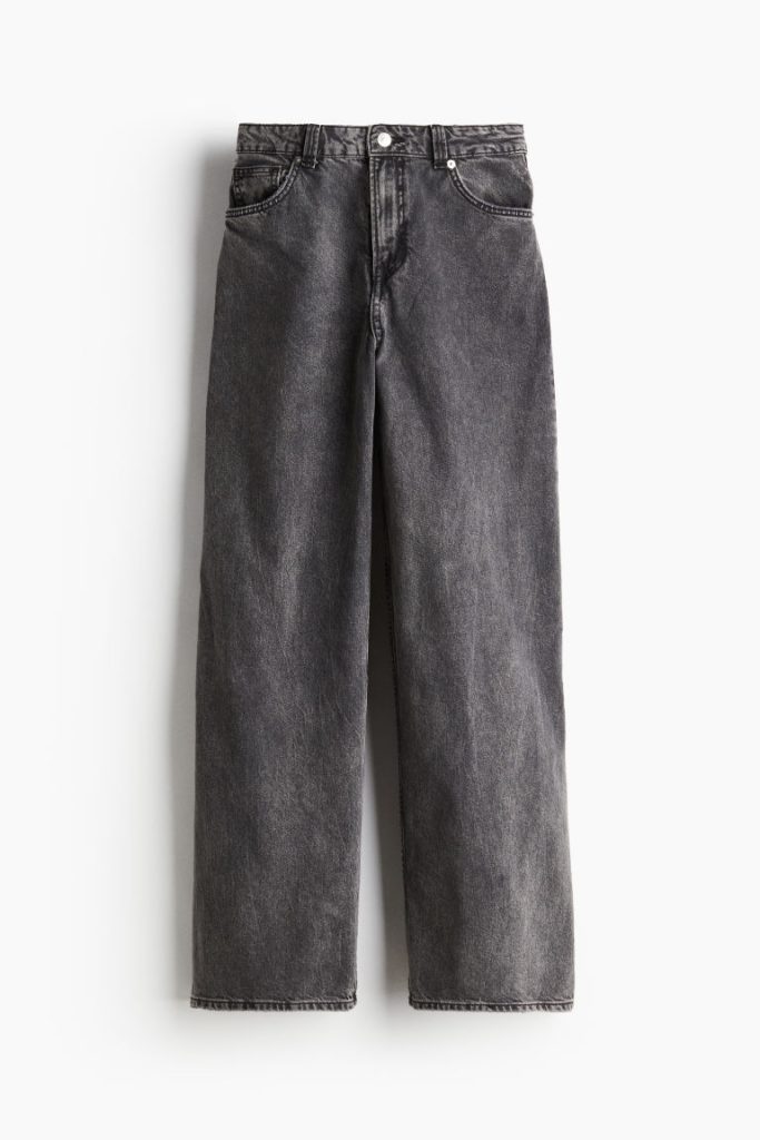 H & M - Baggy Regular Jeans - Zwart