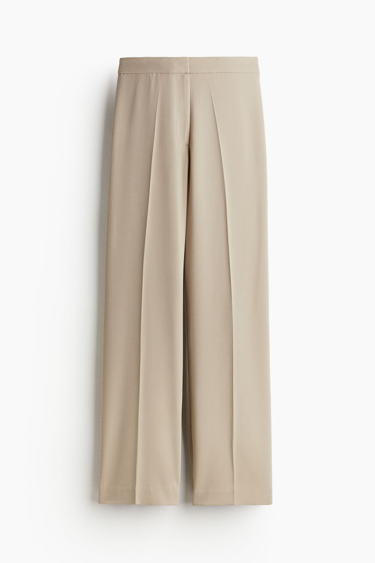 H & M - Wijde broek - Bruin