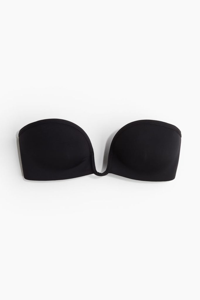 H & M - Beugelloze push-up balconnette-bh - Zwart