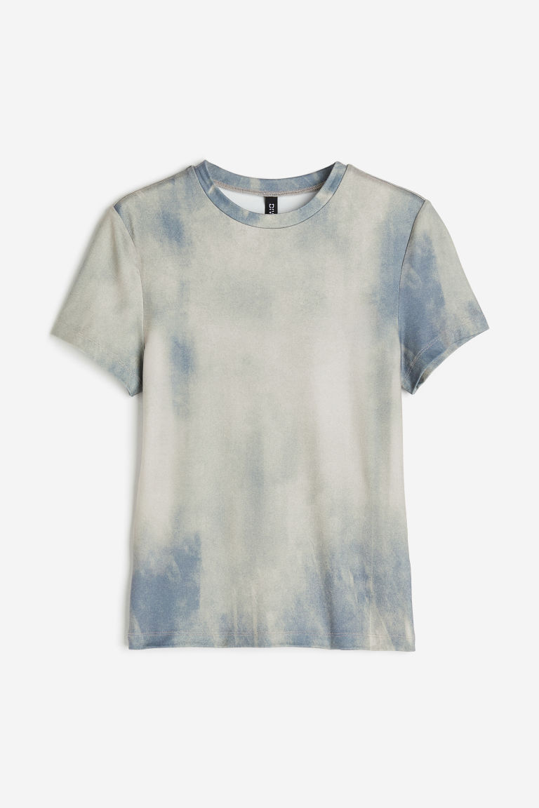 H & M - Nauwsluitend T-shirt - Bruin