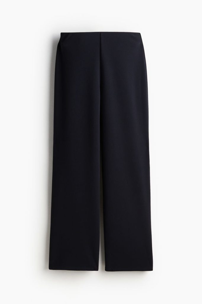 H & M - Tricot broek - Blauw