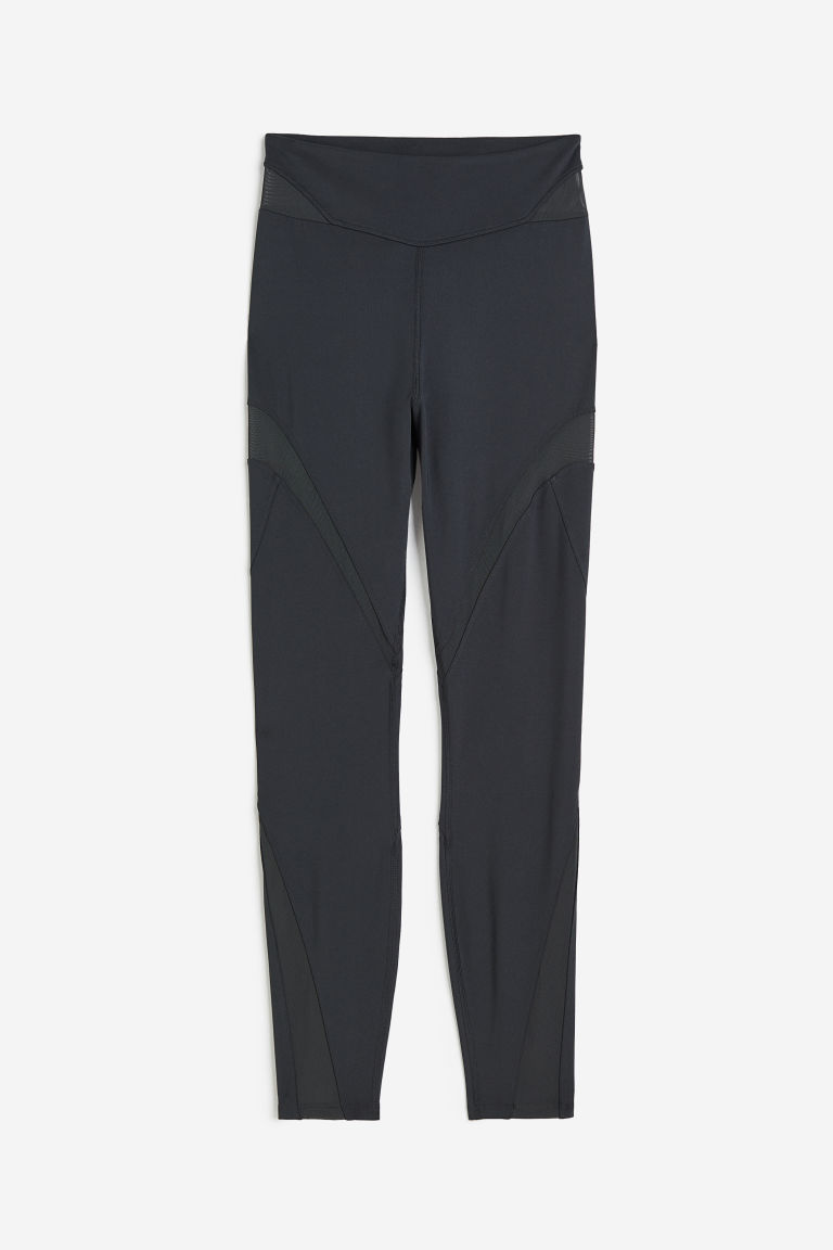 H & M - Sportlegging van DryMove™ met mesh details - Grijs