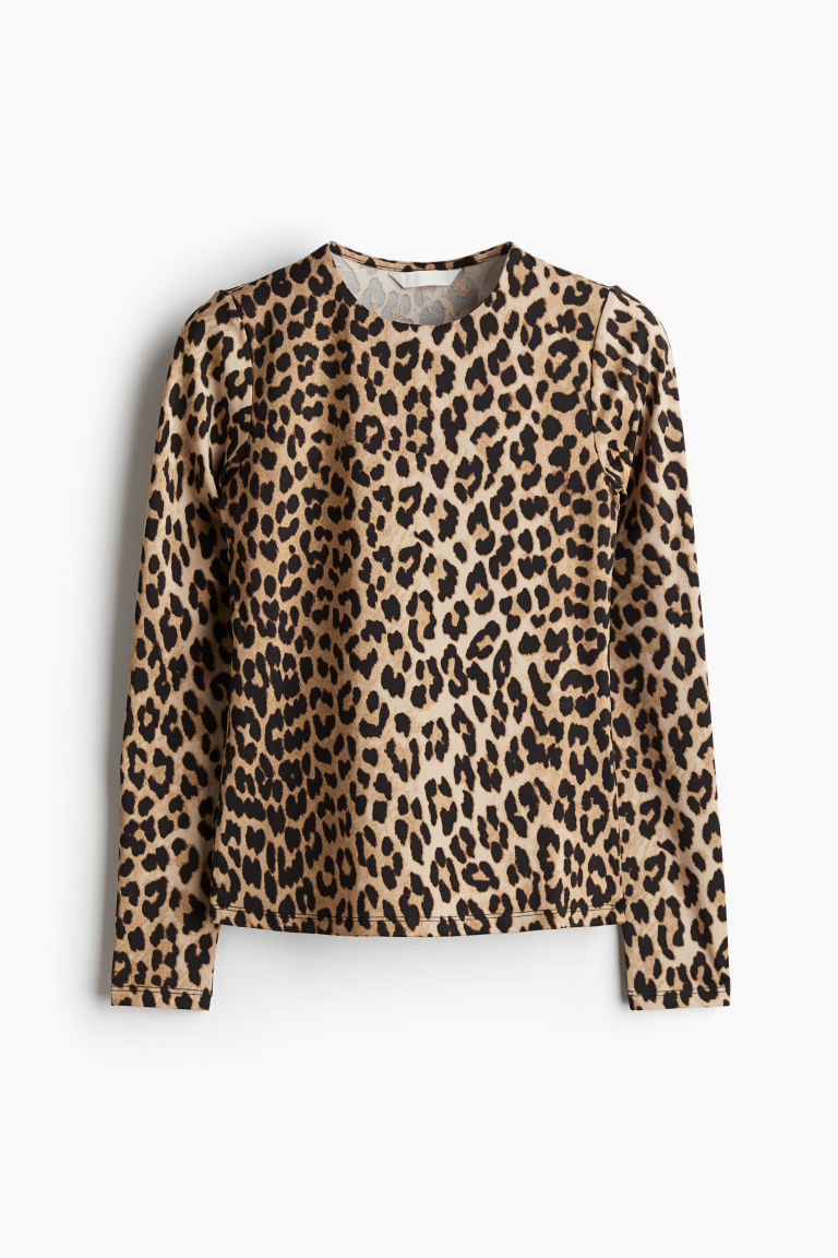 H & M - Tricot top - Zwart