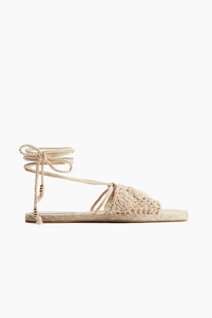 H & M - Espadrillesandalen - Beige