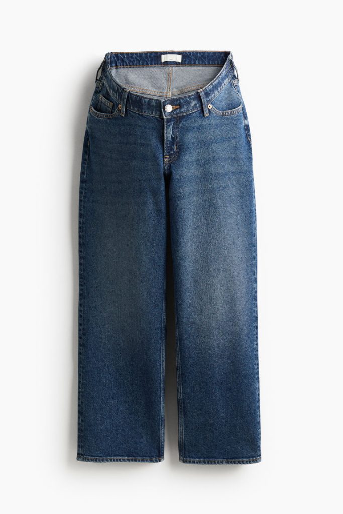 H & M - MAMA Before & After Straight Low Ankle Jeans - Blauw