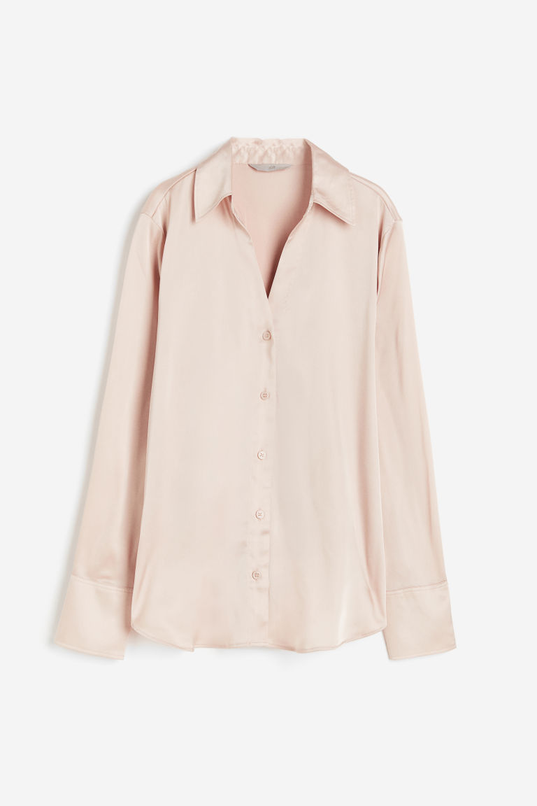 H & M - Blouse met V-hals - Oranje