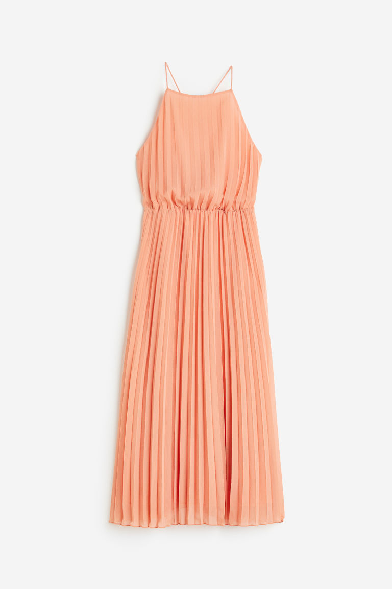 H & M - Plisséjurk - Oranje